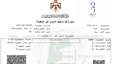 أرض - شارع سعيد ابو جابر - 1200000 دأ